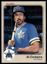 1983 FLEER AL COWENS . SEATTLE MARINERS #477