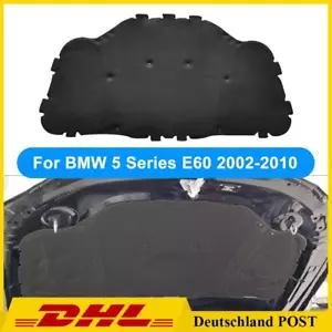 Schallisolierung Für BMW 5er E60 E61 02-10 Dämmatte Dämmung Dämmmatte Motorhaube - Bild 1 von 8
