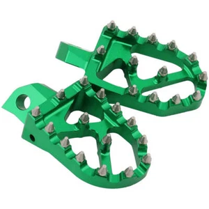 Aluminum CNC Foot Pegs Foot Rest For Kawasaki KDX250 KDX200 KX500 KDX220R KX125 - Picture 1 of 7