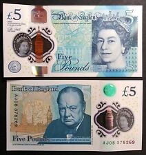 ENGLAND 2015 - 5 Pounds, Sir Winston Churchill. Serial #at random. UNC
