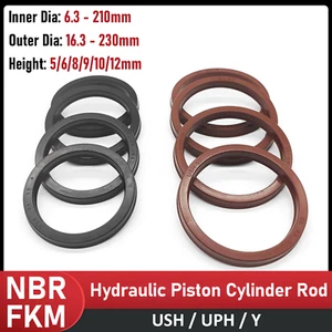 Hydraulic Ram Seal USH/UPH/Y U Seal Rod Cylinder Piston/Cylinder/Jack NBR/FKM - Picture 1 of 9