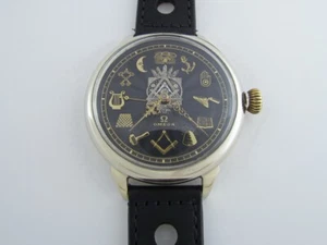 Reloj Omega Masónico Antiguo 1902-1908 Suizo Hermoso Art Deco Hombre - Imagen 1 de 18