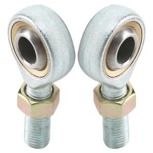 2pc 10mm Ball Tie Rod End 10mm x 1.25 Right Left Thread Link Heim Joints for ATV - Picture 1 of 10