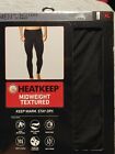 Men's Heatkeep Midweight Baselayer Pants Black Or Black Textured  -2303/2772