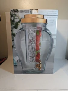 Home Essentials & Beyond 2,1 Gallonen Getränkespender und Diffusor, klar - Bild 1 von 2