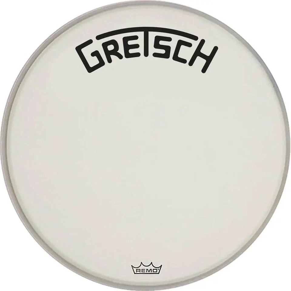 Gretsch GRDHCW20B 20" Broadkaster Logo Coated Bass Drum Head