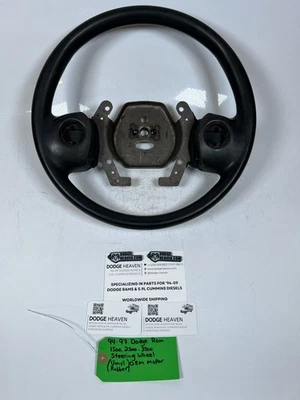 OEM Mopar 1994-1997 Dodge Ram 1500 2500 3500 Steering Wheel Vinyl Rubber - Image 1 of 4