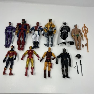 Marvel Legends X-Men Figure Lot of 10 Warpath Ronin Namor Maverick Daredevil - Изображение 1 из 4