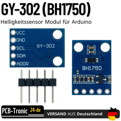MARKENLOS GY-302 BH1750 Lichtsensor I2C Modul Helligkeitssensor für Arduino, Raspberry Pi