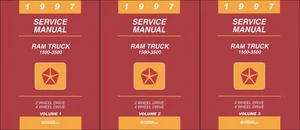 1997 Dodge Ram Truck Shop Manual 1500-2500-3500 Repair Service Book Gas n Diesel - Bild 1 von 8