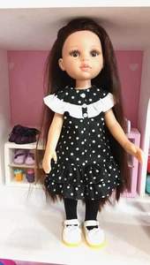 Handgefertigte Ukraine Kleidung Kleid schwarzes Höschen für Paolo Reyna Puppe 32 cm 13 Zoll - Bild 1 von 2
