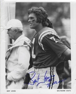 Bert Jones Baltimore Colts Quarterback 1973-81 handsigniertes 8x10 Foto Rams 1982 - Bild 1 von 1