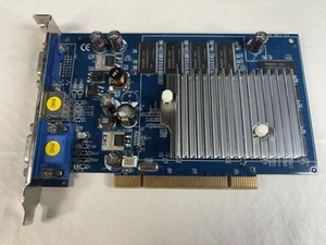 PNY GEFORCE FX5200 DDR 256MB PCI VGA CARD GF05200PUD25G F8-5(14) - Picture 1 of 9