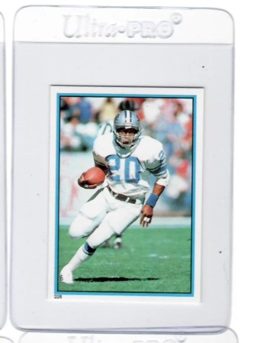 Adesivos Billy Sims-Detroit Lions-1985 Topps em breve #228 - Imagem 1 de 1