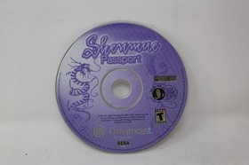 Shenmue Passport Sega Dreamcast Disc Only