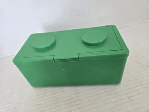Vintage 90's Chubs Wipes Green Lego Block Stackable Container FREE SHIPPING - Picture 1 of 6