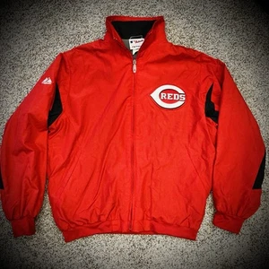 Youth Large CINCINNATI REDS JACKE Majestic Kinder/Jungen rot gefüttert Full-Zip Mantel - Bild 1 von 6