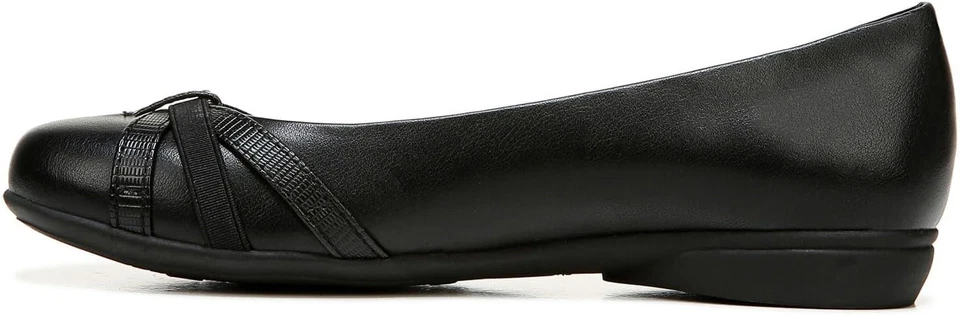 Nuevo en caja Lifestride Abigail zapatos planos de cuero negros para mujer talla 6 Foto 1 de 1