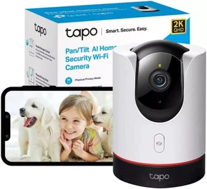 Tapo C225 2K 4MP QHD Telecamera da Interno, Pan/Tilt Telecamera di Sicurezza HDR Live View 360 - Foto 1 di 11