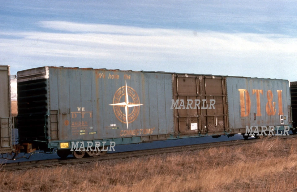 RR Print-DETROIT TOLEDO & IRONTON DT&I 26348 High Cube Boxcar Foto 1 de 1