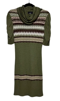 Vestido Suéter Y2K Après-Ski Fair Isle Para Mujer Talla S Cabincore Indie Sleaze Retro Foto 1 de 4