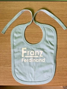 Franz Ferdinand Baby Bib rare music fan memorabilia collectible gift rock music - Picture 1 of 2