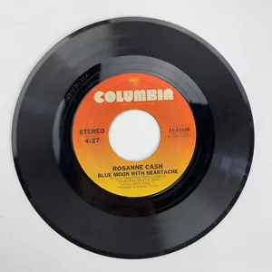 Rosanne Cash Seven Year Ache / Blue Moon Record 45 RPM Vinyl - Picture 1 of 2