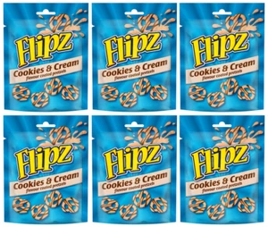 6 x Flipz Cookies & Cream Pretzels 90Gm - Picture 1 of 1