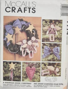 McCalls Crafts patrón ángel de la guarda Navidad 7774 sin cortar - Imagen 1 de 2