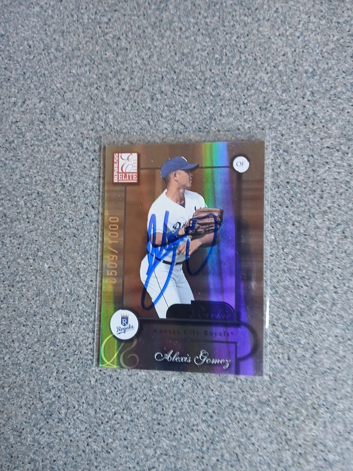Alexis Gomez Signed In Person 2001 Donruss Elite Rookie Card A2/1000 - Image 1 of 1