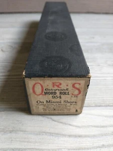QRS Player Piano Word Roll 954 On Miami Shore - Picture 1 of 3