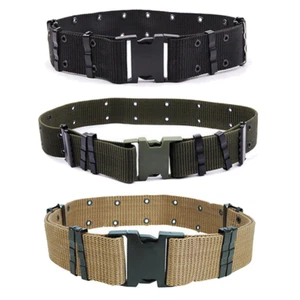 Tactical Combat Belts Army Military Men's Waistband Outdoor Hunting Nylon Belts - Picture 1 of 15