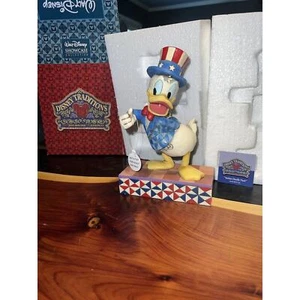 Jim Shore Disney Yankee Doodle Duck Donald USA patriotisch selten im Ruhestand - Bild 1 von 4