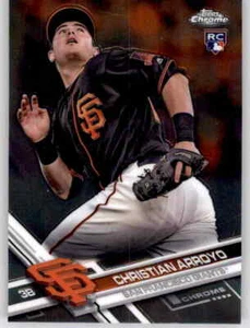 2017 Topps Chrome Update Christian Arroyo Rookie RC Insert MLB PWE Giants #32 - Picture 1 of 2