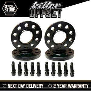 Killer Offset 10mm x 4 schwarze Spurverbreiterungen & Schrauben BMW M2 M3 M4 F80 F82 F87 - Bild 1 von 2