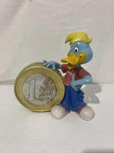VINTAGE gadget pubblicitario MIRABILANDIA MIKE SALVADANAIO FIGURE EURO - Picture 1 of 8
