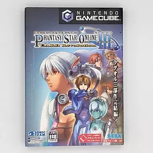 Phantasy Star Online Episode 3 C.A.R.D Revolution 2003 Nintendo GameCube GC SEGA - Picture 1 of 12