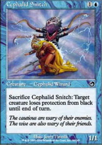 Cephalid Snitch - Foil ~ Heavily Played Torment MTG Magic UltimateMTG Blue Card - Image 1 of 1