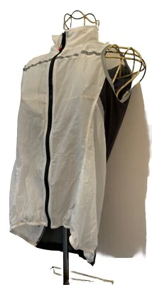 Castelli Womens Cycling Superleggera Vest White Anthracite Gray Size Small - Image 1 of 3