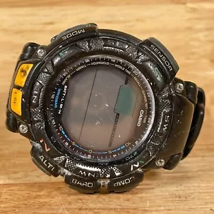 Casio Pro Trek PAG240 Unisex Black Resin Digital Quartz Wristwatch - For Parts - Picture 1 of 3