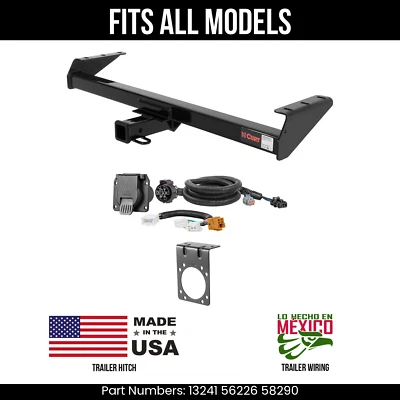 For 09-12 Suzuki Equator Trailer Hitch +7Pin Wiring Fits All Models Curt Tow Kit - Image 1 of 4