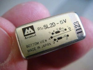 LOT 10 AROMAT R1a-SL2D-5V -- 2-Coil, 5V, SPST LATCHING Relays -- New and Unused - Picture 1 of 12