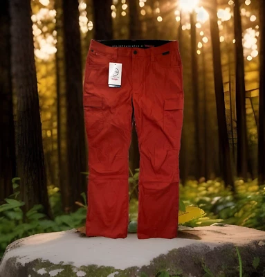 NWT Wrangler All Terrain Gear X Cargo Convertible Slim Rust Pant Women's Size 16 - Image 1 of 4
