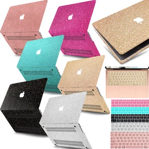 2in1 Sparkle Bling Shiny Laptop Hard Glitter Case Cover For New Macbook Pro Air - Picture 1 of 17