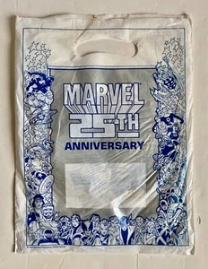 Vintage 1986 Marvel 25th Anniversary New Universe Comic Book Store Bag Comics - Imagen 1 de 4