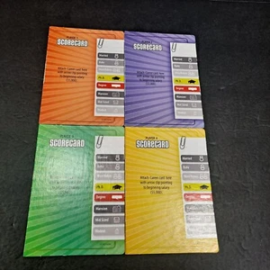 The Game Of Life Twists & Turns Replacement Parts Pieces 4 SCORECARDS Score Card - Picture 1 of 10