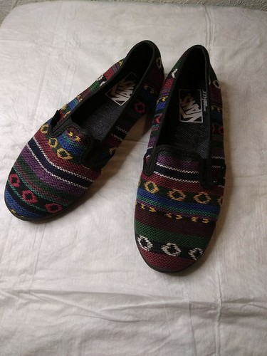 VANS mocassini slip on a righe donna taglia maschio 3 5 femmina 5