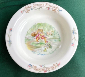 Royal Albert Bone China Beatrix Potter Mr Jeremy Fisher Kinderschale 1986 (B6) - Bild 1 von 5