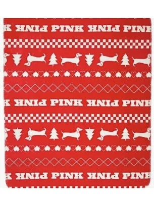 Victoria’s Secret Pink Plush Sherpa Cozy Fleece Blanket Throw Blanket New - Image 1 of 2