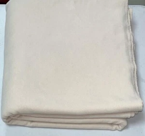 Tela de lana marfil italiana pesada de 3 m para trajes, abrigos de 150 cm de ancho - Imagen 1 de 2